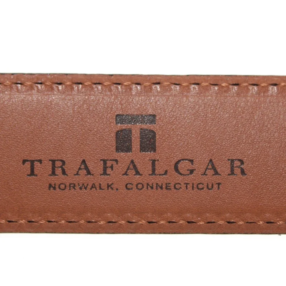 Trafalgar NWT Classic Belt Size 85 (US 34) in Solid Gray Suede Leather